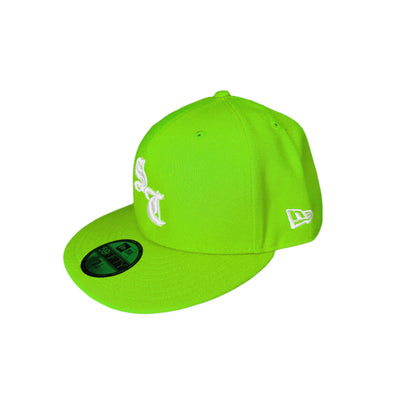 GREEN SNAPBACK HAT WITH “SC” LOGO