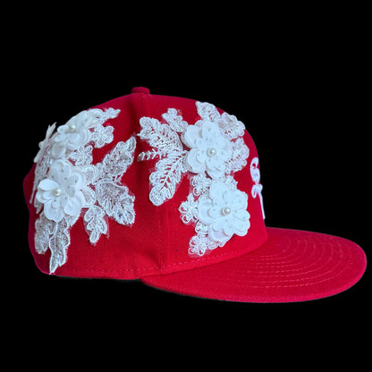 S.C red snapback