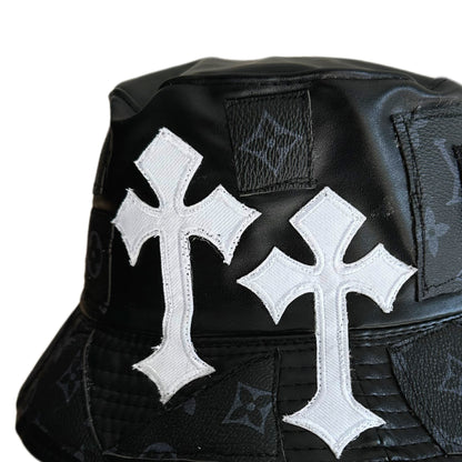 “SC x louisvuitton “LEATHER BUCKET HAT