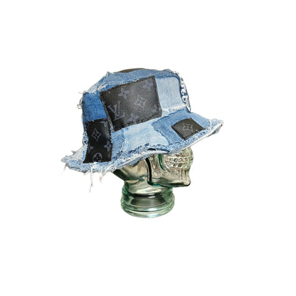 “LVXSC” DENIM BUCKET HAT