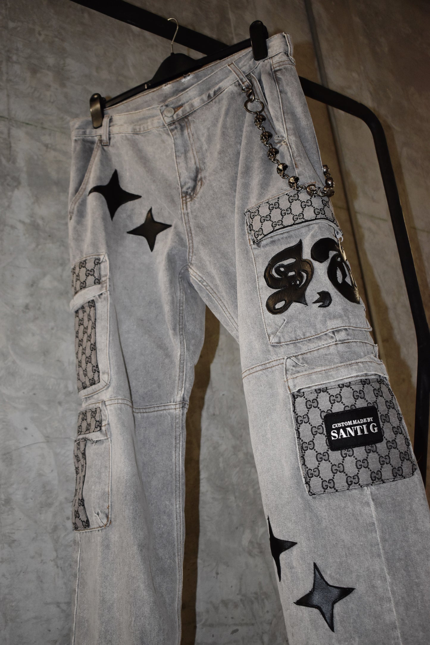 S.C grey baggy pants