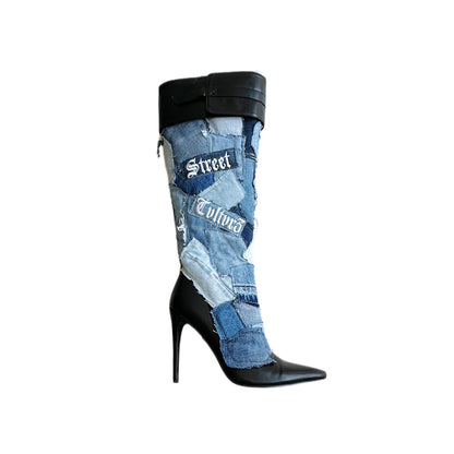 ST.CVLTVR3 DENIM BOOTS