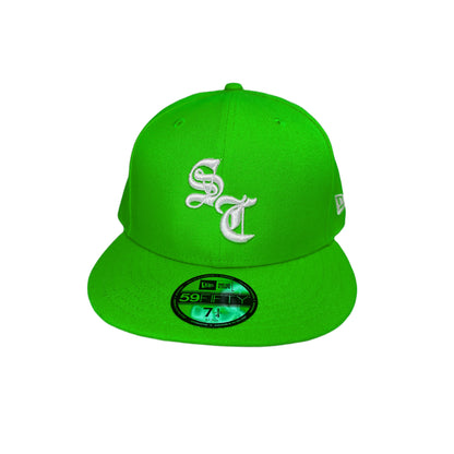 GREEN SNAPBACK HAT WITH “SC” LOGO