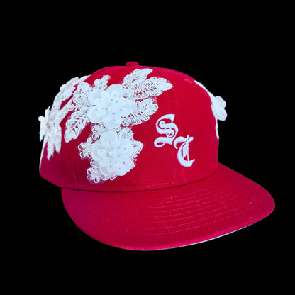 S.C red snapback