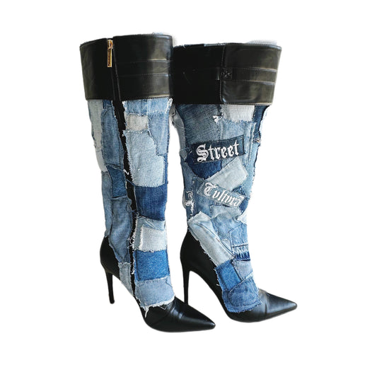 ST.CVLTVR3 DENIM BOOTS