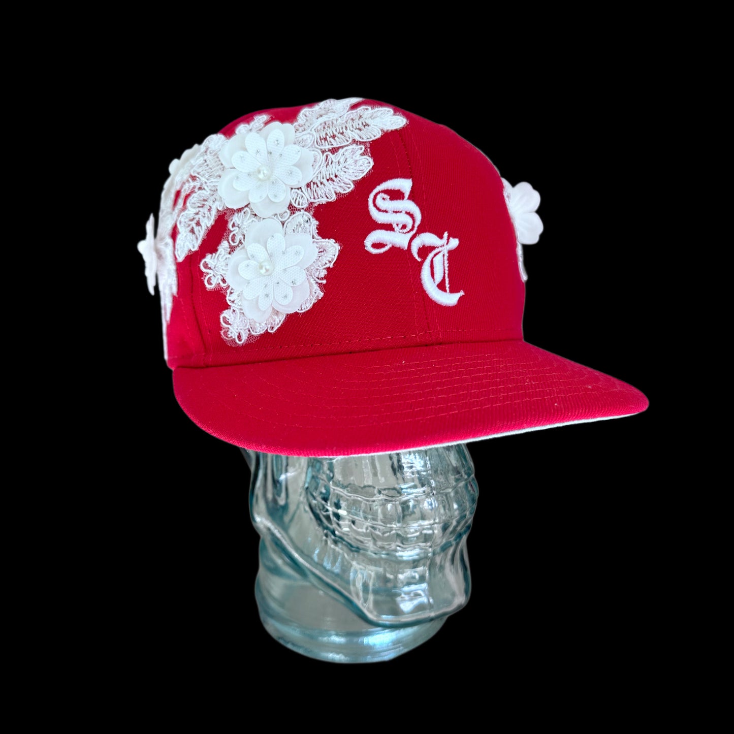 S.C red snapback