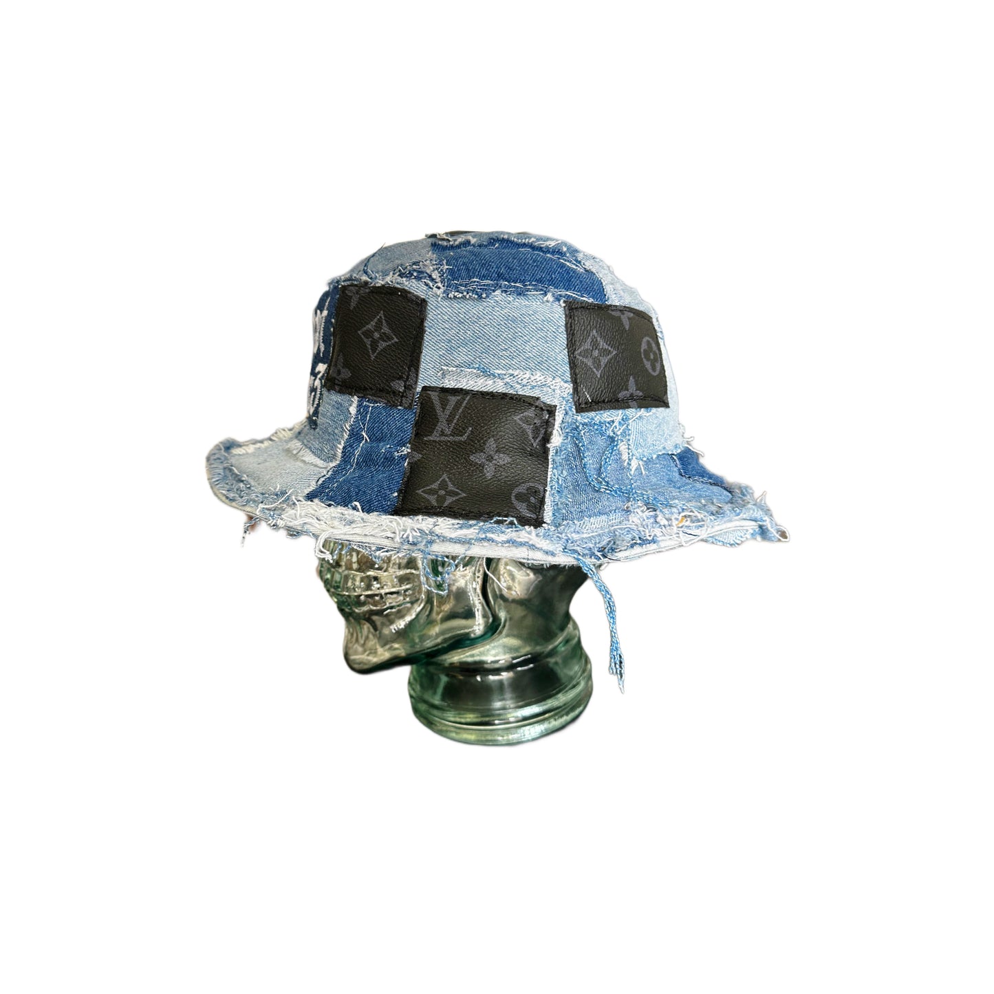 “LVXSC” DENIM BUCKET HAT